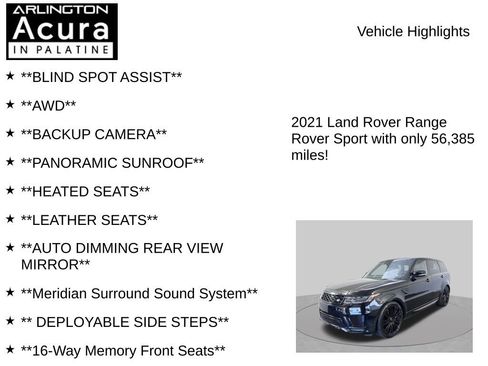 Used 2021 Land Rover Range Rover Sport HSE Dynamic AWD/4WD image 7