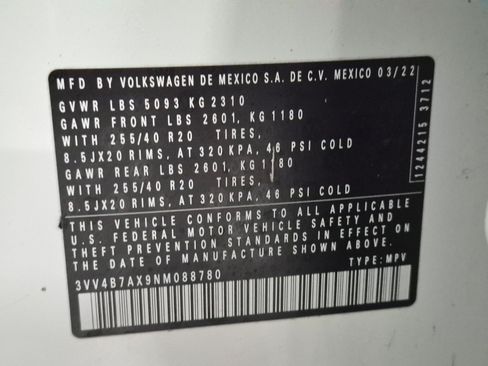 Used 2022 Volkswagen Tiguan SEL R-Line AWD/4WD image 22