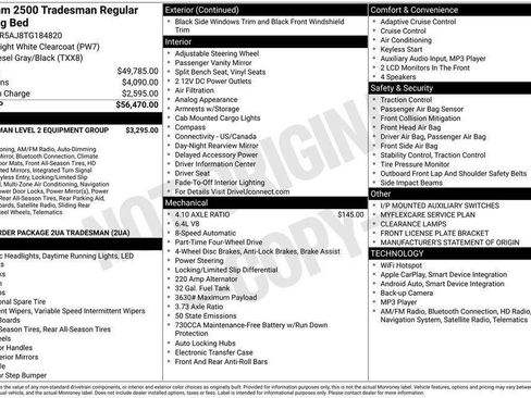 New 2026 RAM 2500 Tradesman image 8