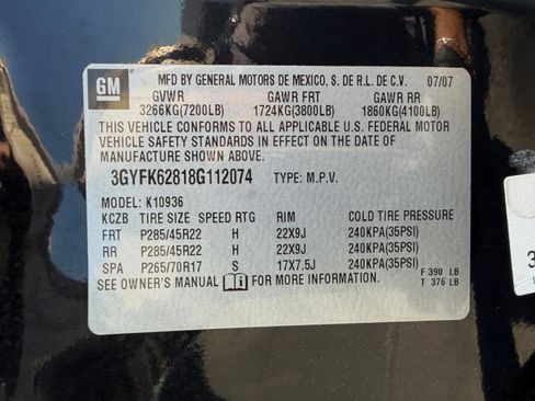Used 2008 Cadillac Escalade EXT AWD/4WD image 33