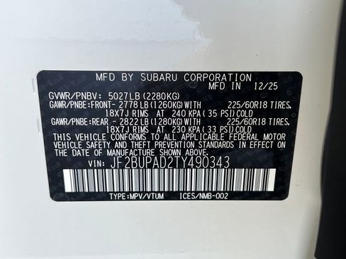 New 2026 Subaru Outback Premium image 29