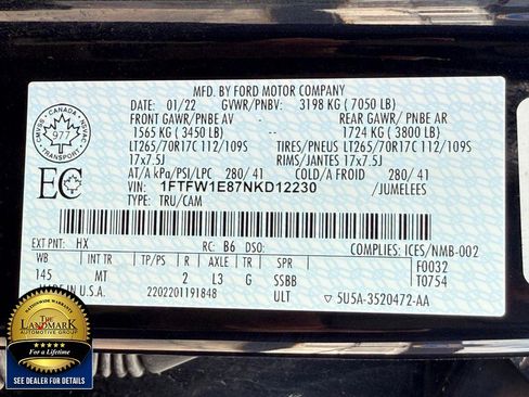 Used 2022 Ford F150 XLT w/ Equipment Group 301A Mid image 22