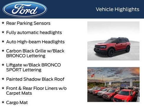 New 2025 Ford Bronco Sport Big Bend w/ Black Appearance Package AWD/4WD image 8