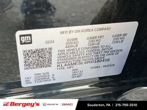 Certified 2024 Buick Encore GX Sport Touring w/ Advanced Technology Package AWD/4WD image 38