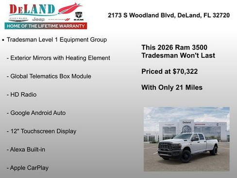 New 2026 RAM 3500 Tradesman image 25
