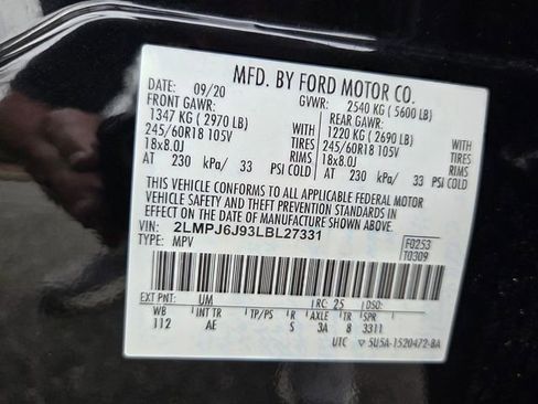 Used 2020 Lincoln Nautilus Standard w/ Equipment Group 101A image 20