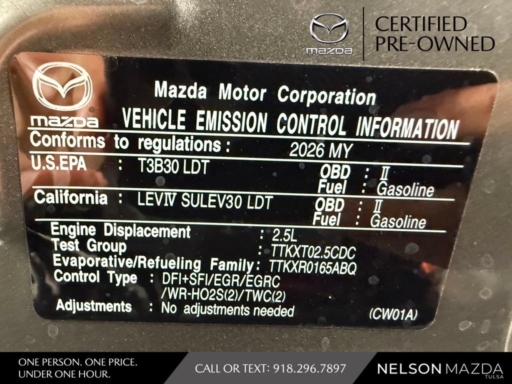 Certified 2026 MAZDA CX-50 AWD 2.5 Hybrid w/ Weather Package image 54