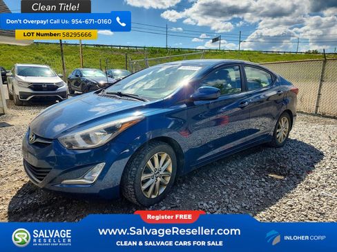 Used 2014 Hyundai Elantra SE w/ Option Group 02 FWD image 1