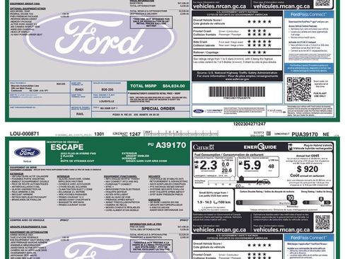 Certified 2023 Ford Escape SE w/ PHEV Premium Package image 29