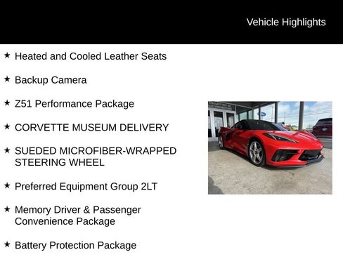 Used 2023 Chevrolet Corvette Stingray w/ Z51 Performance Package image 6