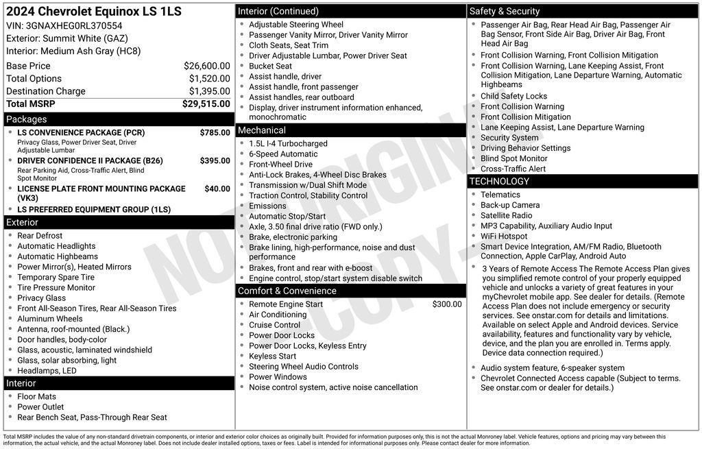 Used 2024 Chevrolet Equinox LS w/ LS Convenience Package FWD image 11