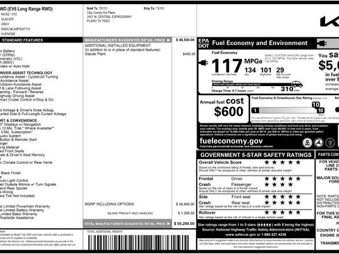 Used 2023 Kia EV6 Wind image 54