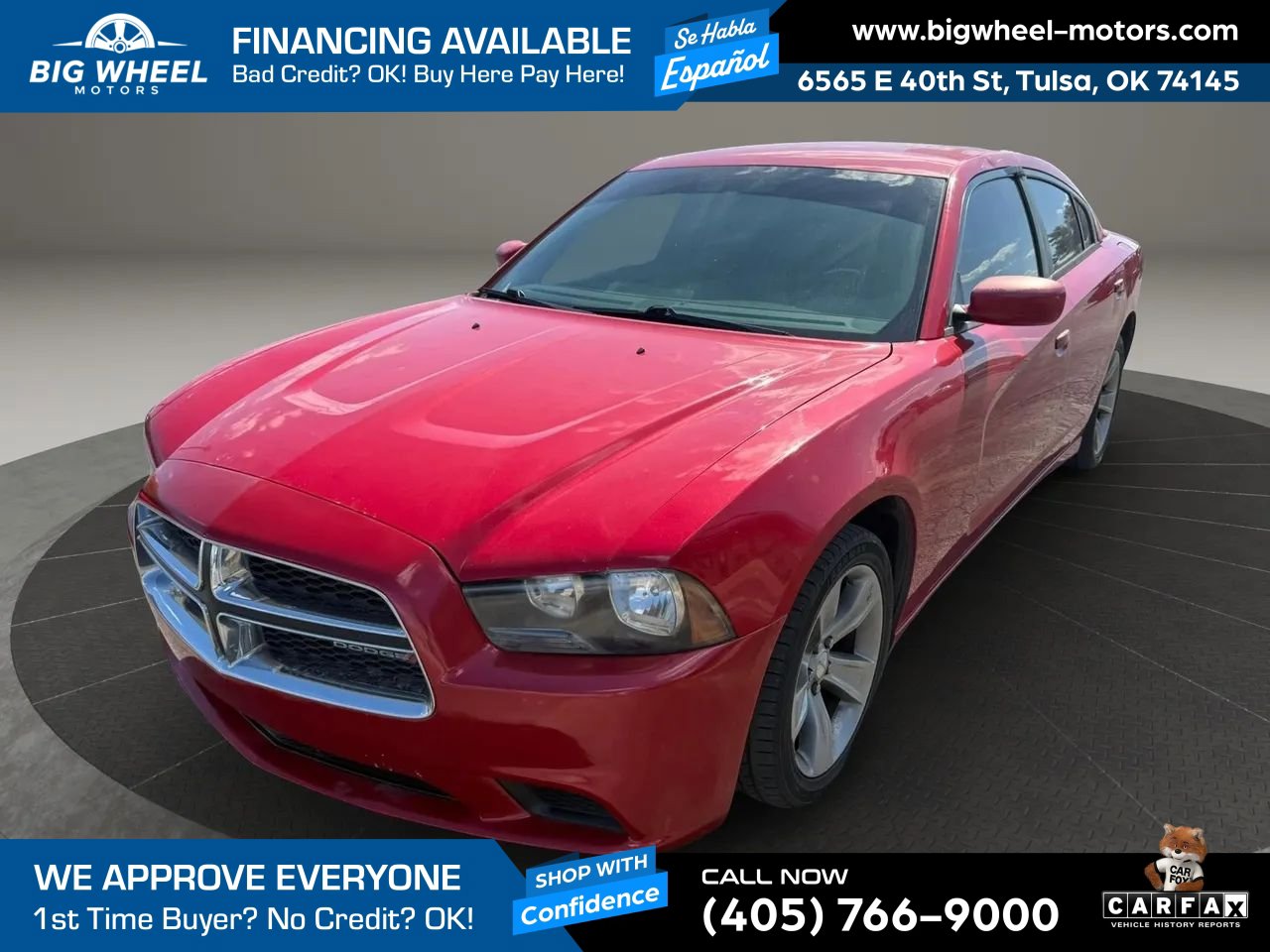 Used 2013 Dodge Charger SE RWD image 1