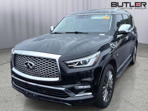 Used 2019 INFINITI QX80 Luxe w/ 22" Wheel Package RWD image 1