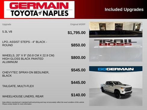 Used 2026 Chevrolet Silverado 1500 Custom Trail Boss AWD/4WD image 4