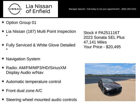 Used 2023 Hyundai Sonata SEL Plus w/ Cargo Package FWD image 5