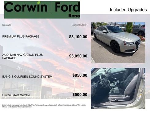 Used 2014 Audi A5 2.0T Premium Plus w/ Premium Plus Package AWD/4WD image 8