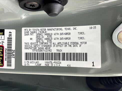 New 2026 Toyota Tundra Platinum image 17