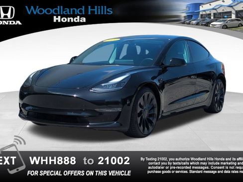 Used 2022 Tesla Model 3 Performance AWD/4WD image 1