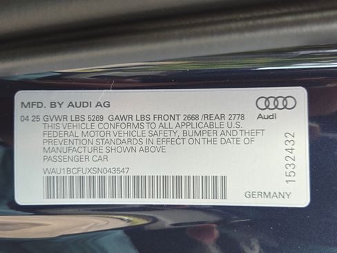 New 2025 Audi A5 2.0T Premium image 25