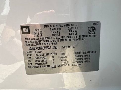 Used 2017 Chevrolet Tahoe Premier AWD/4WD image 11