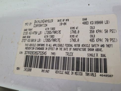 Used 2005 Dodge Ram 2500 Truck SLT w/ Trailer Tow Group image 28