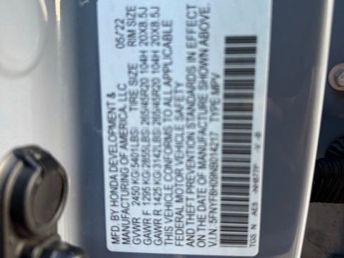 Used 2022 Honda Passport Elite image 9