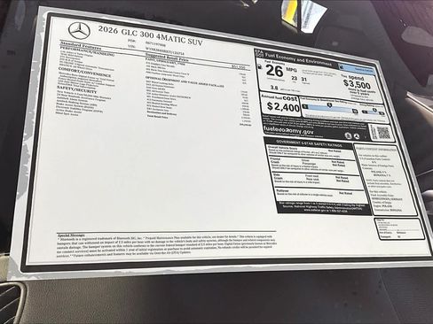 New 2026 Mercedes-Benz GLC 300 4MATIC image 18