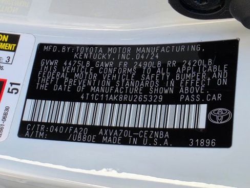 Used 2024 Toyota Camry LE FWD image 32