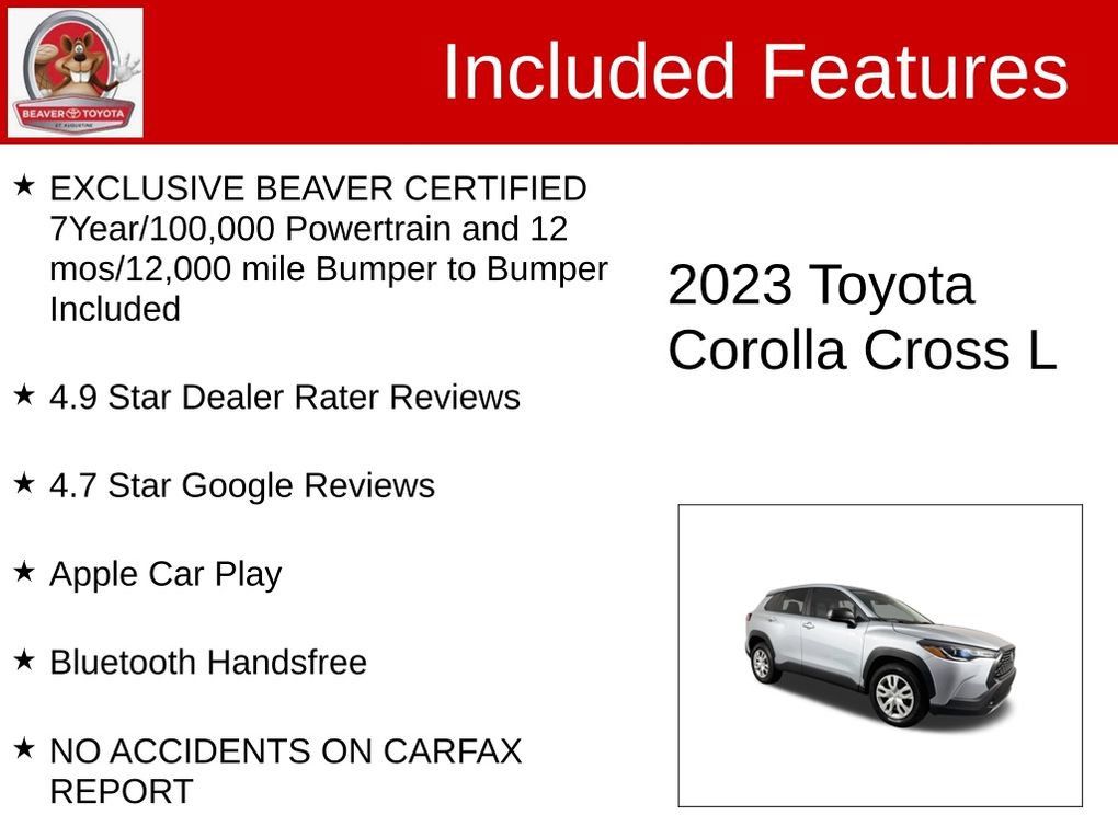 Used 2023 Toyota Corolla Cross L FWD image 4