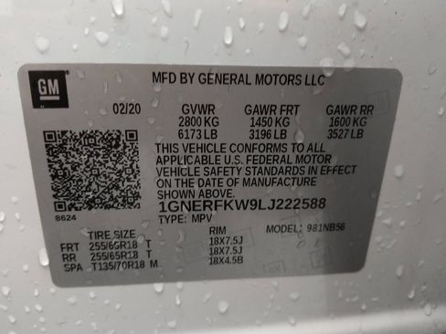 Used 2020 Chevrolet Traverse LS image 33