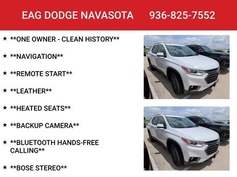 Used 2020 Chevrolet Traverse RS FWD image 4
