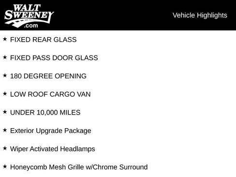Used 2024 Ford Transit 250 Low Roof w/ Exterior Upgrade Package RWD image 16