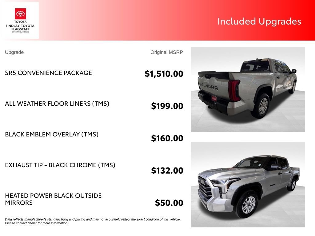 Certified 2025 Toyota Tundra SR5 w/ SR5 Convenience Package AWD/4WD image 6