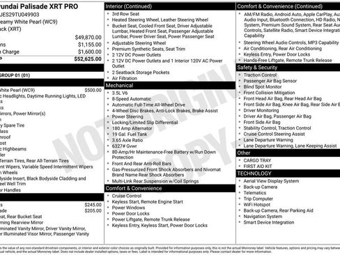 Certified 2026 Hyundai Palisade XRT Pro AWD/4WD image 35