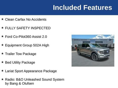 Used 2023 Ford F150 Lariat w/ Equipment Group 502A High AWD/4WD image 5