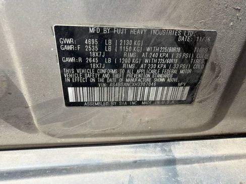 Used 2017 Subaru Outback 2.5i Limited AWD/4WD image 10