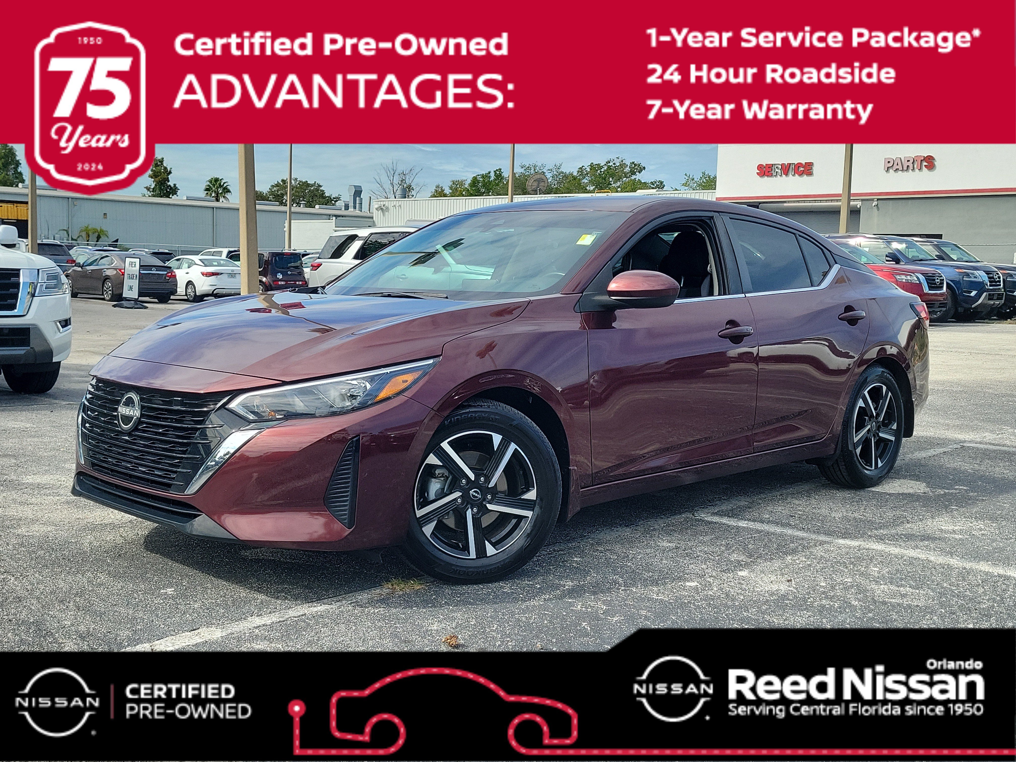 Certified 2024 Nissan Sentra SV w/ All-Weather Package FWD image 1