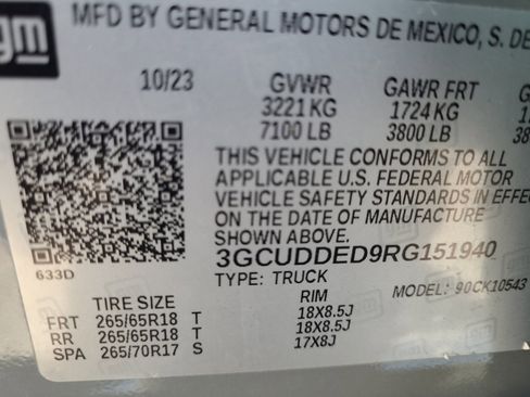 Used 2024 Chevrolet Silverado 1500 LT w/ Z71 Off-Road Package image 34