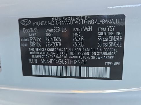 New 2026 Hyundai Santa Fe SE image 34