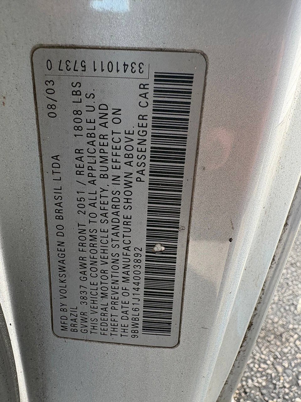 Used 2004 Volkswagen Golf GL FWD image 18