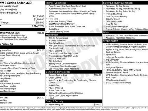 Used 2021 BMW 330i Sedan w/ Convenience Package RWD image 11