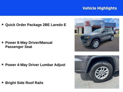 Used 2020 Jeep Grand Cherokee Laredo AWD/4WD image 4