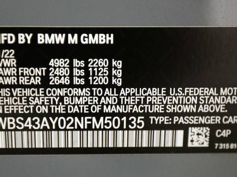 Used 2022 BMW M3 Competition AWD/4WD image 55