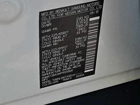 Certified 2019 Nissan Rogue SV AWD/4WD image 26