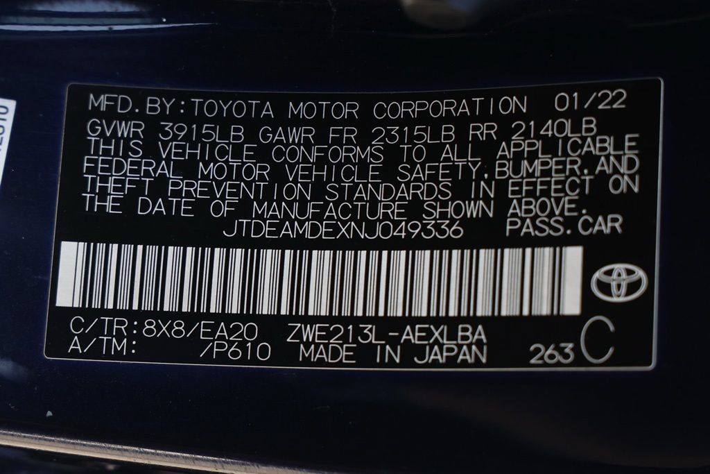 Used 2022 Toyota Corolla LE w/ Premium Interior Package FWD image 35