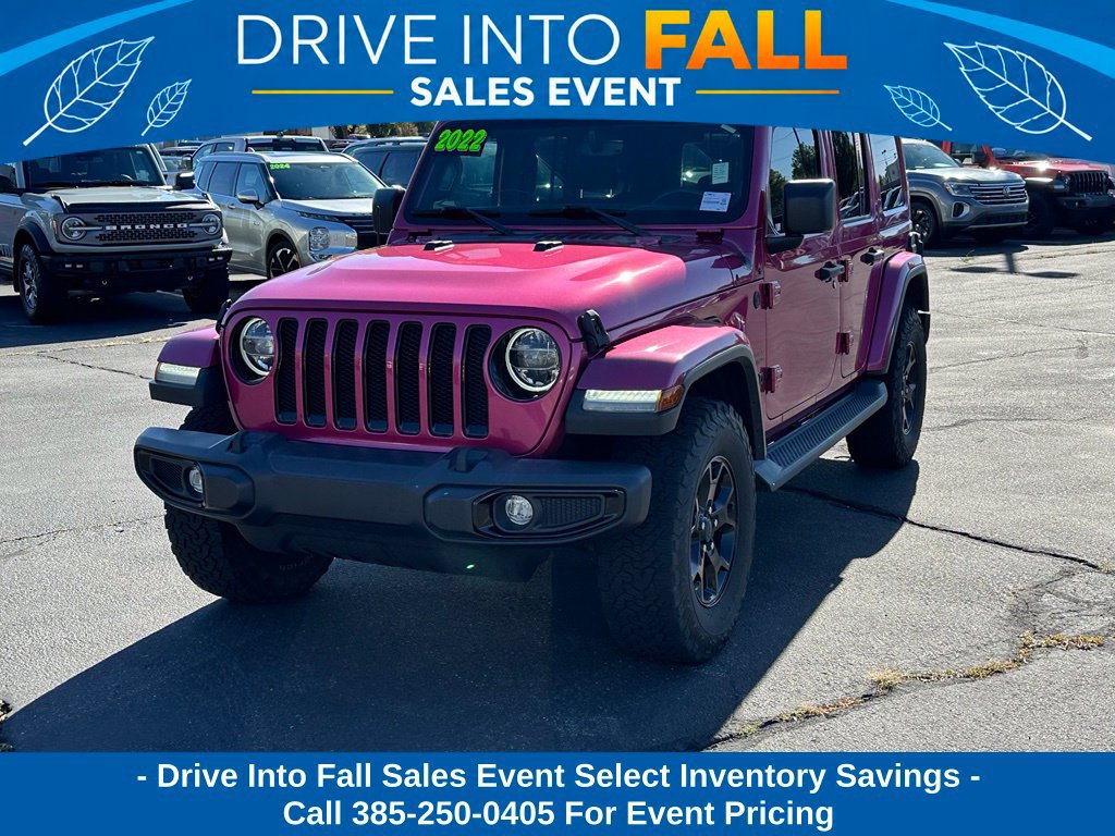 Used 2022 Jeep Wrangler Unlimited Sahara AWD/4WD image 2