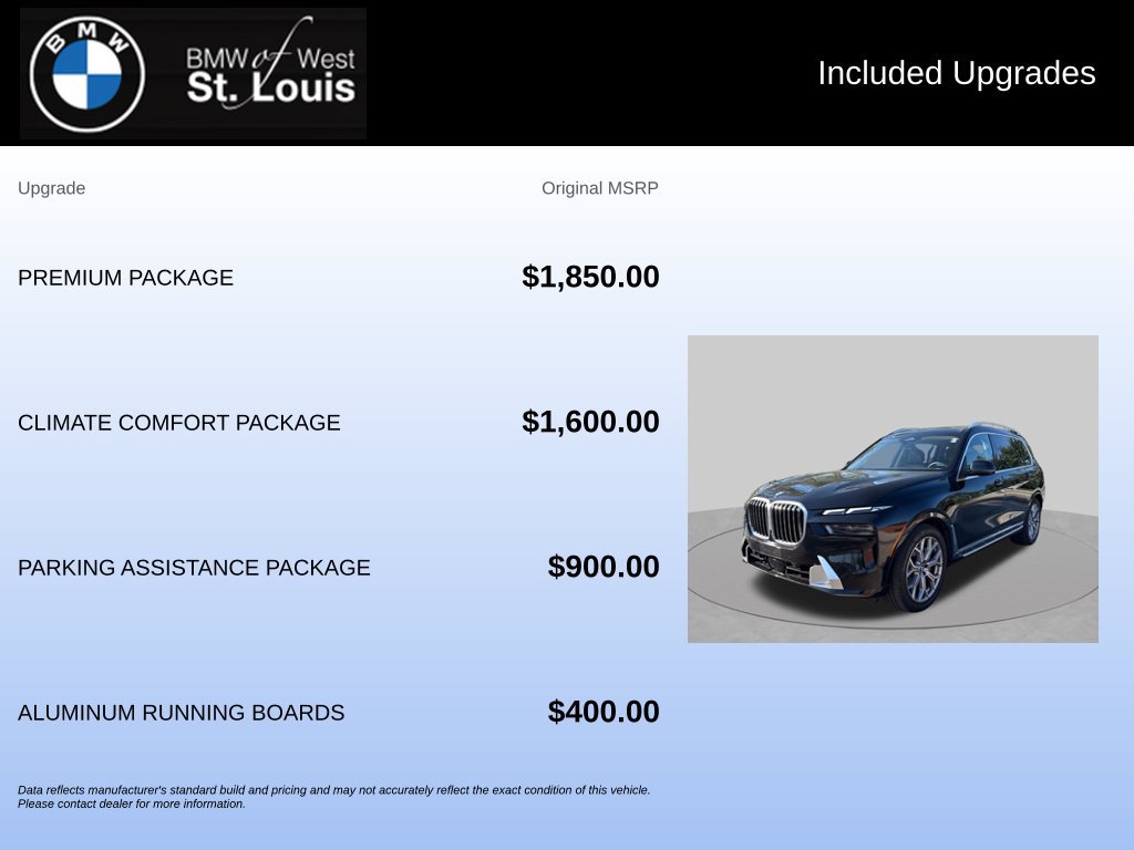 Used 2025 BMW X7 xDrive40i w/ Premium Package AWD/4WD image 20