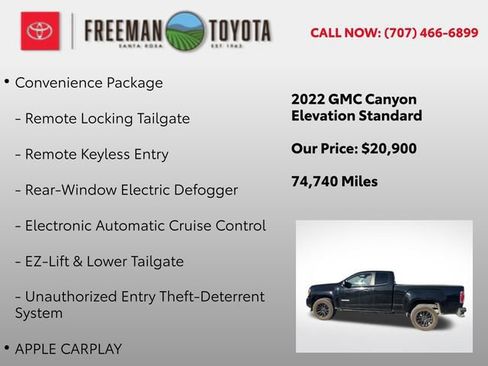 Used 2022 GMC Canyon Elevation Standard w/ Convenience Package image 5