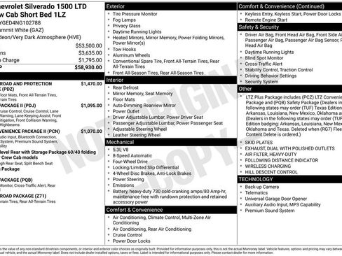 Used 2022 Chevrolet Silverado 1500 LTZ image 37